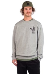 Element Spilt Crew Sweater grey heather