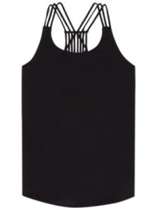O'Neill Strappy Back Detail Tank Top black out