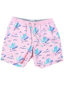 Party Pants Rip Zilla Boardshorts coral blush