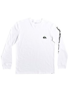 Quiksilver Omni Logo Classic Long Sleeve T-Shirt white