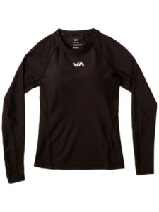 RVCA Va Compression Long Sleeve T-Shirt black