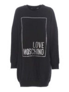 Love Moschino - Abito stile felpa con logo in rilievo