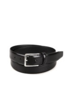 Anderson's - Cintura classica in pelle spazzolata nera