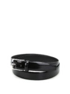 Anderson's - Cintura in pelle spazzolata nera