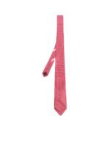 Cravatta stampa Gancini rossa