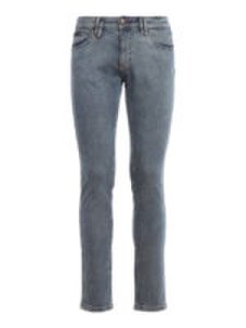 Philipp Plein - Jeans wallace in denim con zip
