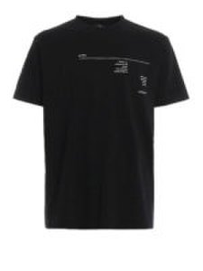 T-shirt Abstract nera