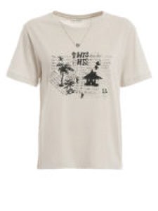 T-shirt con dettaglio collana