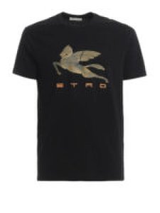 Etro - T-shirt con stampa pegaso