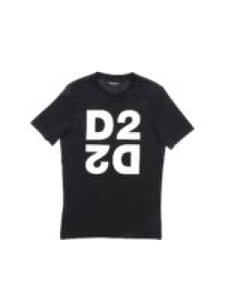 T-shirt Mirrored D2 nera