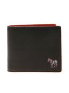 Zebra logo wallet in black