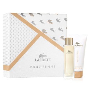 Lacoste pour Femme zestaw - woda perfumowana 50 ml + balsam do ciała 100 ml