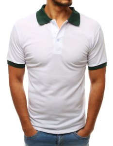 Dstreet - Koszulka polo męska biała px0226