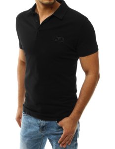 Koszulka polo męska czarna PX0308