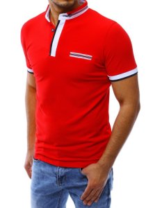 Dstreet - Koszulka polo męska czerwona px0303