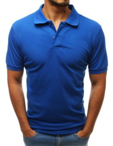 Koszulka polo męska niebieska PX0206