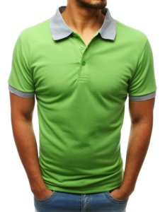 Koszulka polo męska zielona PX0224