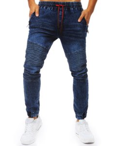 Dstreet - Modré džínové jogger kalhoty ux2024