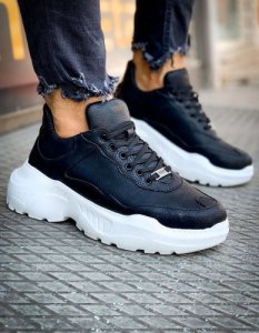 Sneakersy męskie czarne ZX0137
