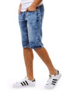 Spodenki męskie jeansowe niebieskie SX0816