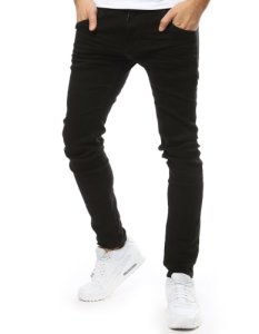 Spodnie jeansowe męskie czarne (ux2168)