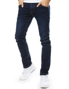 Spodnie jeansowe męskie granatowe UX2176