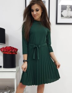 Sukienka plisowana ELIZA zielona EY1063
