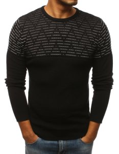 Dstreet - Sweter męski czarny wx1079