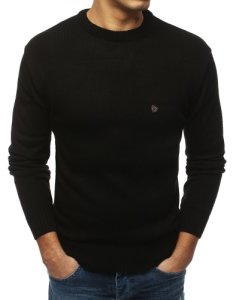 Dstreet - Sweter męski czarny wx1428
