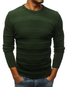 Dstreet - Sweter męski zielony wx1064