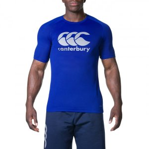 Canterbury - Core vapodri poly logo mens tee size: m - colour: blue