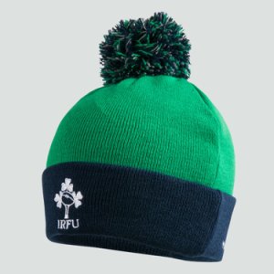 Irfu - Ireland acrylic bobble hat - progressive green - onesz