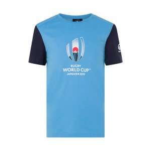 Canterbury - Junior rwc cotton jersey graphic tee size: 6 - colour: blue