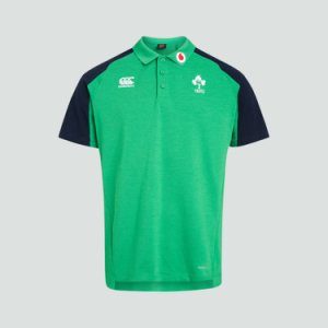 Mens Ireland Vapodri Cotton Pique Polo Shirt - Progressive Green Marl - 4Xl
