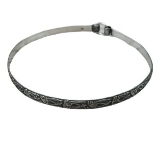 SOFT and SWEET BDSM Locking Submissive Collar (Sterling)