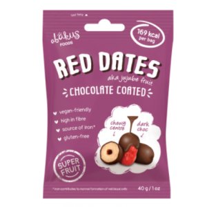 Abakus Foods Red Dates Chocolate Coated 40g