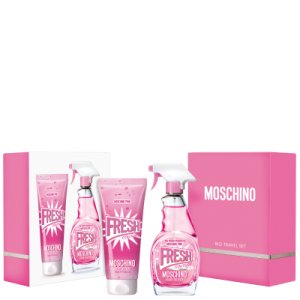 Moschino Pink Fresh Couture Eau de Toilette Spray 100ml Ensemble cadeau