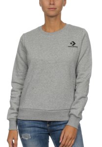 Converse Sweatshirt Damen STAR CHEVRON EMB CREW 10008820 Vintage Grey Heather 035