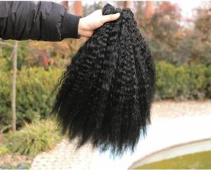 1PCS/Pack Kinky Straight Hair Weaving 16 18 20 Inch Pure Color Synthetic Hair Extension For Black Women Hair Bundles
