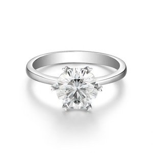 2 carat moissanite diamond engagement ring jewelry 18 carat white gold promise rings