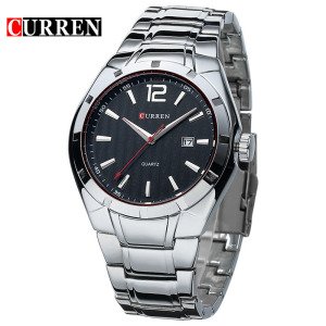2017 Analog Display Date Men's Quartz Watch Casual Watch Business Wrist Watches Men