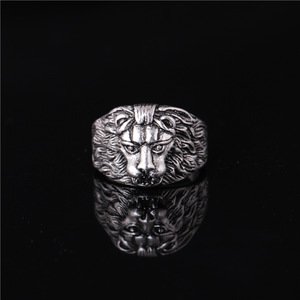 2017 New Style Antique Lion Shaped Sliver Plated Rings