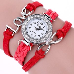 2017 wholesale new design fashion girls bracelet watch