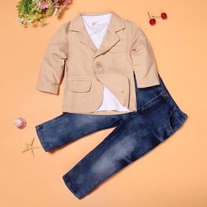 2019 Baby Boutique Wholesale Short Sleeve T-shirt Sailor Clothing Wear Kid Garment Body Fancy Set Formal Boy Suit