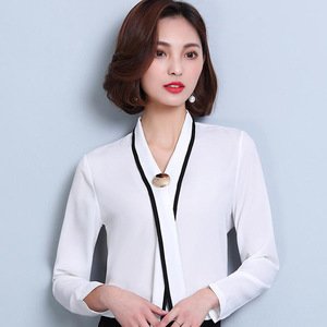 2019 Factory Direct Fashion Summer Design Office Ladies Blouse