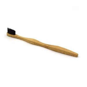 2019 FDA Approved Eco- friendly Charcoal Bristles OEM Bamboo Toothbrush