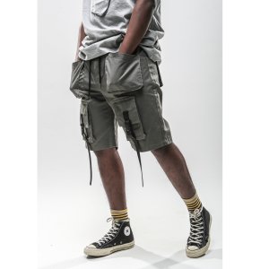 2019 Harajuku Vintage Cargo shorts men hip hop clothing Summer Pocket casual Loose shorts Casual Trousers street wear