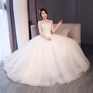 2019 luxury lace short sleeve vestido de noiva for wedding