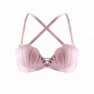 2019 New Design  Shell Shape Fabric Invisible Adhesivey Sexy seamless Women Bra Push Up breathable Bra