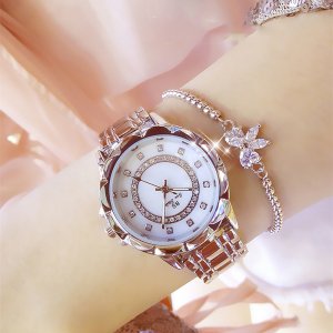 2019 New Women Quartz Watches Luxury Diamond Famous Elegant Dress Watches Top Brand Ladies Wristwatch (KWT82096)
